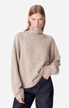 Load image into Gallery viewer, Dotty Roll Neck Sweater - Beige Fleck
