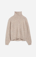 Load image into Gallery viewer, Dotty Roll Neck Sweater - Beige Fleck
