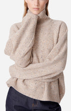 Load image into Gallery viewer, Dotty Roll Neck Sweater - Beige Fleck
