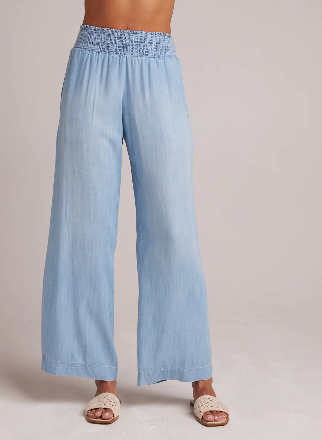 Wide Leg Pant - Caribbean Wash