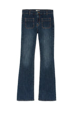 Load image into Gallery viewer, Luna Flare Jeans - Dark Blue
