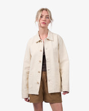 Load image into Gallery viewer, Organic Workwear Jacket - Ivory White
