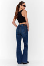 Load image into Gallery viewer, Luna Flare Jeans - Dark Blue
