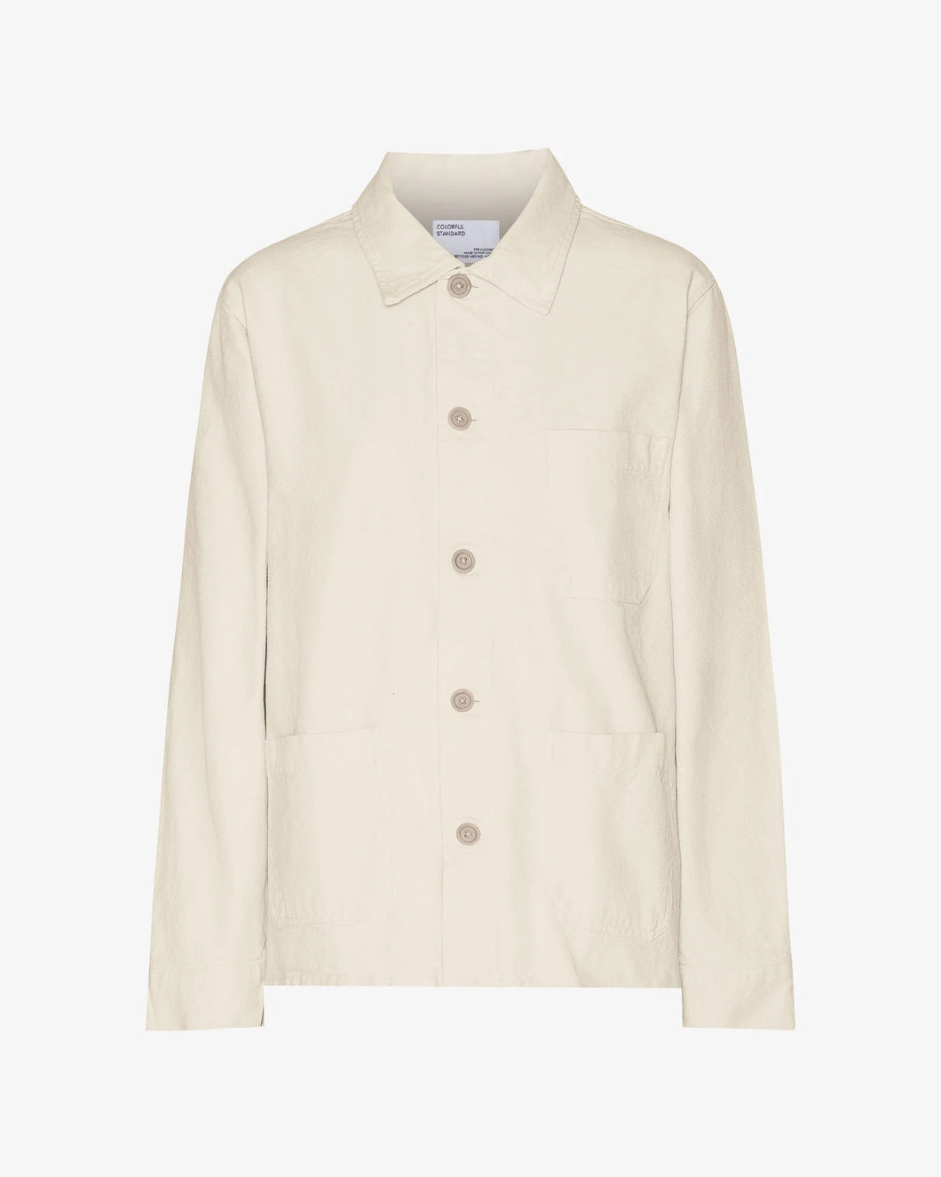 Organic Workwear Jacket - Ivory White