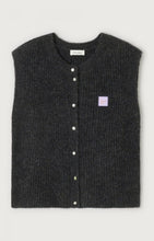 Load image into Gallery viewer, East Sleeveless Cardigan - Charcoal
